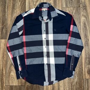 Burberry Somerton Check Print Button Down Shirt